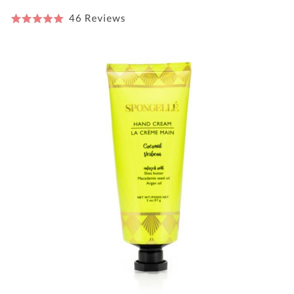 Spongelle coconut verbena hand cream spongellé